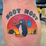 Фото тату пингвин 06,12,2021 - №349 - penguin tattoo - tatufoto.com