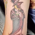 Фото тату пингвин 06,12,2021 - №445 - penguin tattoo - tatufoto.com