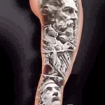 Фото тату посейдон 01,12,2021 - №0023 - Poseidon tattoo - tatufoto.com