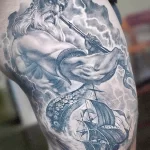 Фото тату посейдон 01,12,2021 - №0035 - Poseidon tattoo - tatufoto.com