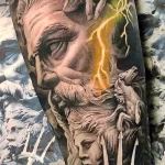 Фото тату посейдон 01,12,2021 - №0101 - Poseidon tattoo - tatufoto.com