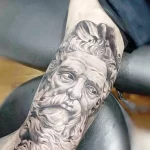 Фото тату посейдон 01,12,2021 - №0297 - Poseidon tattoo - tatufoto.com