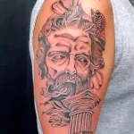 Фото тату посейдон 01,12,2021 - №0354 - Poseidon tattoo - tatufoto.com