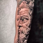 Фото тату посейдон 01,12,2021 - №0362 - Poseidon tattoo - tatufoto.com