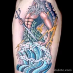 Фото тату посейдон 01,12,2021 - №0454 - Poseidon tattoo - tatufoto.com