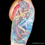 Фото тату посейдон 01,12,2021 - №0455 - Poseidon tattoo - tatufoto.com