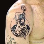 Фото тату посейдон 01,12,2021 - №0469 - Poseidon tattoo - tatufoto.com