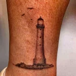 Фото татуировки с маяком 02,12,2021 - №0026 - lighthouse tattoo - tatufoto.com