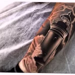 Фото татуировки с маяком 02,12,2021 - №0525 - lighthouse tattoo - tatufoto.com