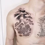 Фото татуировки с маяком 02,12,2021 - №0526 - lighthouse tattoo - tatufoto.com
