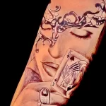 интересный рисунок для тату 05,12,2021 - №040 - interesting drawing for tattoo - tatufoto.com