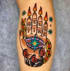 фото интересного рисунка тату 03,12,2021 - №0018 - interesting tattoo - tatufoto.com