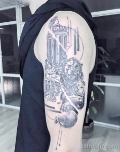 фото интересного рисунка тату 03,12,2021 - №0019 - interesting tattoo - tatufoto.com