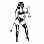 эскиз тату весы 09,12,2021 - №003 - Libra Tattoo Sketch - tatufoto.com