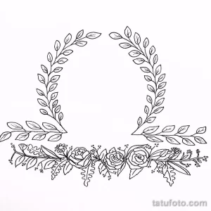 эскиз тату весы 09,12,2021 - №044 - Libra Tattoo Sketch - tatufoto.com