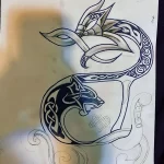 эскиз тату кельтика 08,12,2021 - №248 - эскиз тату кельтика - tatufoto.com