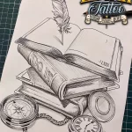 эскиз тату книга 10,12,2021 - №041 - sketch tattoo book - tatufoto.com