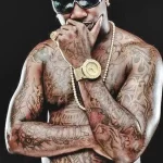 Gucci Mane фото тату 5 19.01.22 №0005 - tattoo tatufoto.com