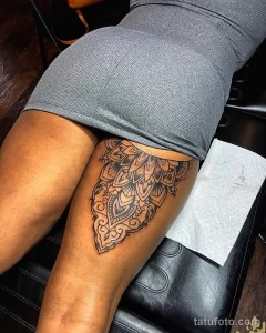 Рисунок тату на попе (ягодице) 26.01.22 №0090 - tattoo on the pope (buttock) tatufoto.com