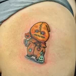 Рисунок тату на попе (ягодице) 26.01.22 №0296 - tattoo on the pope (buttock) tatufoto.com