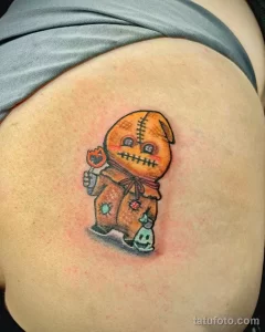 Рисунок тату на попе (ягодице) 26.01.22 №0296 - tattoo on the pope (buttock) tatufoto.com