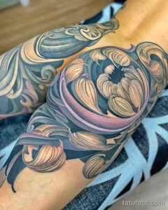 Рисунок тату на попе (ягодице) 26.01.22 №0299 - tattoo on the pope (buttock) tatufoto.com