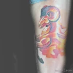 Рисунок тату со знаком зодиака козерог 22.01.22 №0040 - tattoo Capricorn tatufoto.com