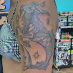 Рисунок тату со знаком зодиака козерог 22.01.22 №0160 - tattoo Capricorn tatufoto.com