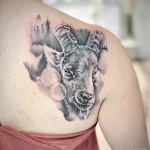 Рисунок тату со знаком зодиака козерог 22.01.22 №0168 - tattoo Capricorn tatufoto.com
