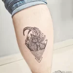 Рисунок тату со знаком зодиака козерог 22.01.22 №0176 - tattoo Capricorn tatufoto.com