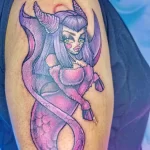 Рисунок тату со знаком зодиака козерог 22.01.22 №0196 - tattoo Capricorn tatufoto.com