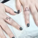 Рисунок тату со знаком зодиака козерог 22.01.22 №0271 - tattoo Capricorn tatufoto.com