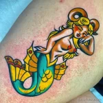 Рисунок тату со знаком зодиака козерог 22.01.22 №0309 - tattoo Capricorn tatufoto.com