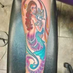 Рисунок тату со знаком зодиака козерог 22.01.22 №0334 - tattoo Capricorn tatufoto.com