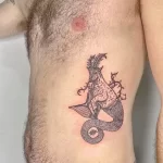Рисунок тату со знаком зодиака козерог 22.01.22 №0343 - tattoo Capricorn tatufoto.com