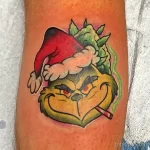 Фото тату к рождеству и новому году 07.01.22 №0090 - tattoo for christmas tatufoto.com