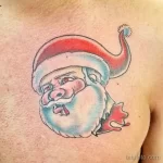 Фото тату к рождеству и новому году 07.01.22 №0136 - tattoo for christmas tatufoto.com