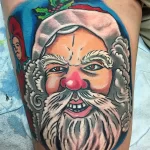 Фото тату к рождеству и новому году 07.01.22 №0346 - tattoo for christmas tatufoto.com