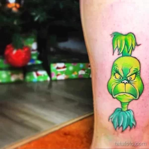 Фото тату к рождеству и новому году 07.01.22 №0500 - tattoo for christmas tatufoto.com