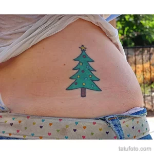 Фото тату к рождеству и новому году 07.01.22 №0511 - tattoo for christmas tatufoto.com