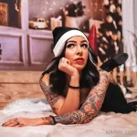 Фото тату к рождеству и новому году 07.01.22 №0545 - tattoo for christmas tatufoto.com