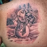 Фото тату к рождеству и новому году 07.01.22 №0551 - tattoo for christmas tatufoto.com