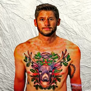 Фото тату к рождеству и новому году 07.01.22 №0552 - tattoo for christmas tatufoto.com