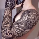 пример интересного рисунка качественной тату 17.01.22 №0406 - tattoo tatufoto.com
