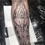 Мужской рисунок тату с животным 21.02.22 №0004 - Male animal tattoo tatufoto.com