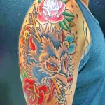 Мужской рисунок тату с животным 21.02.22 №0020 - Male animal tattoo tatufoto.com