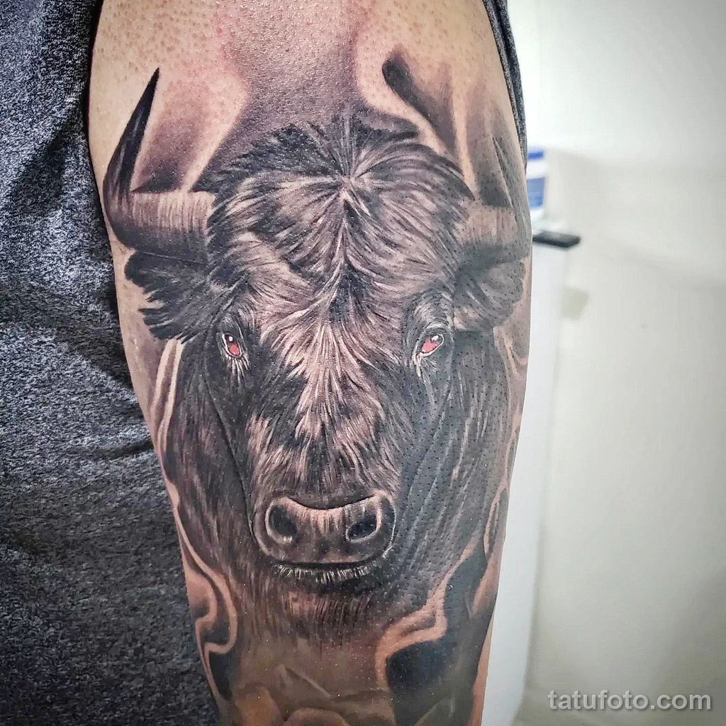 Мужской рисунок тату с животным 21.02.22 №0025 - Male animal tattoo tatufoto.com