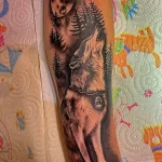 Мужской рисунок тату с животным 21.02.22 №0028 - Male animal tattoo tatufoto.com