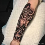 Мужской рисунок тату с животным 21.02.22 №0029 - Male animal tattoo tatufoto.com