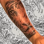 Мужской рисунок тату с животным 21.02.22 №0031 - Male animal tattoo tatufoto.com